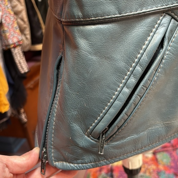 Vintage quilted British style moto jacket - Picture 6 of 10